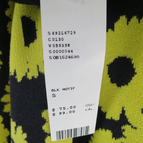 Urban Outfitters Mod Knit Floral Mini Dress S - Picture 9 of 9